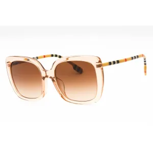 Burberry Women's Sunglasses - Peach Plastic Oversized Full Rim Frame | BE4323F 400613