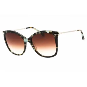 Calvin Klein Women's Sunglasses - Aqua Tortoise Oversized Acetate Frame | CK22514S 444