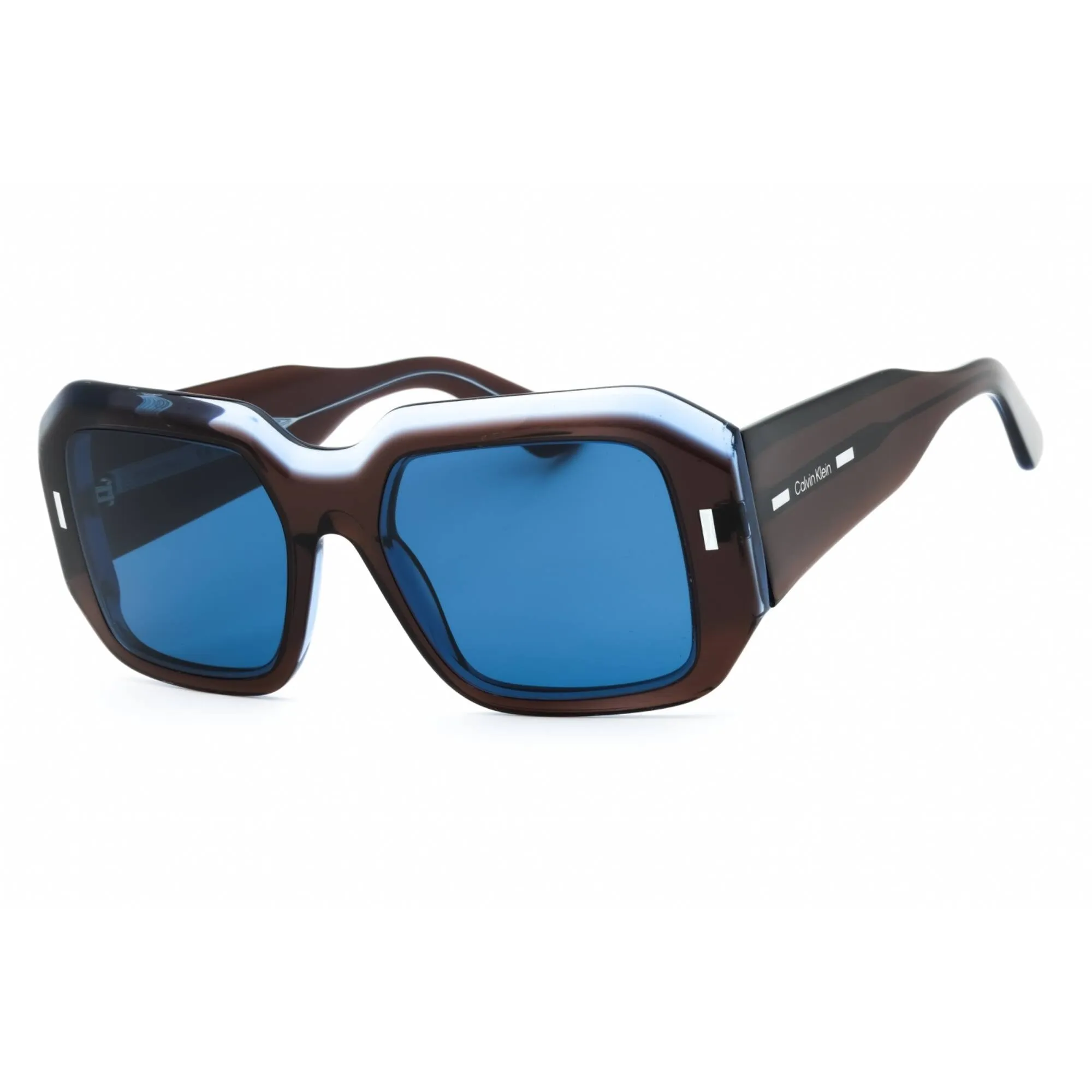 Calvin Klein Women's Sunglasses - Brown Acetate Oversized Shape Frame | CK23536S 200