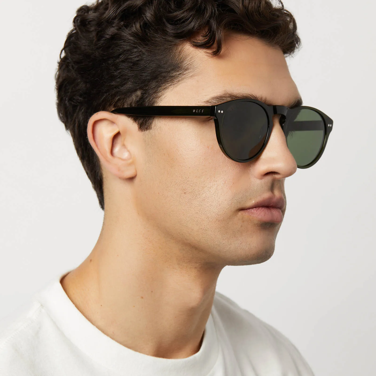 CODY XL - DARK OLIVE CRYSTAL   G15   POLARIZED SUNGLASSES