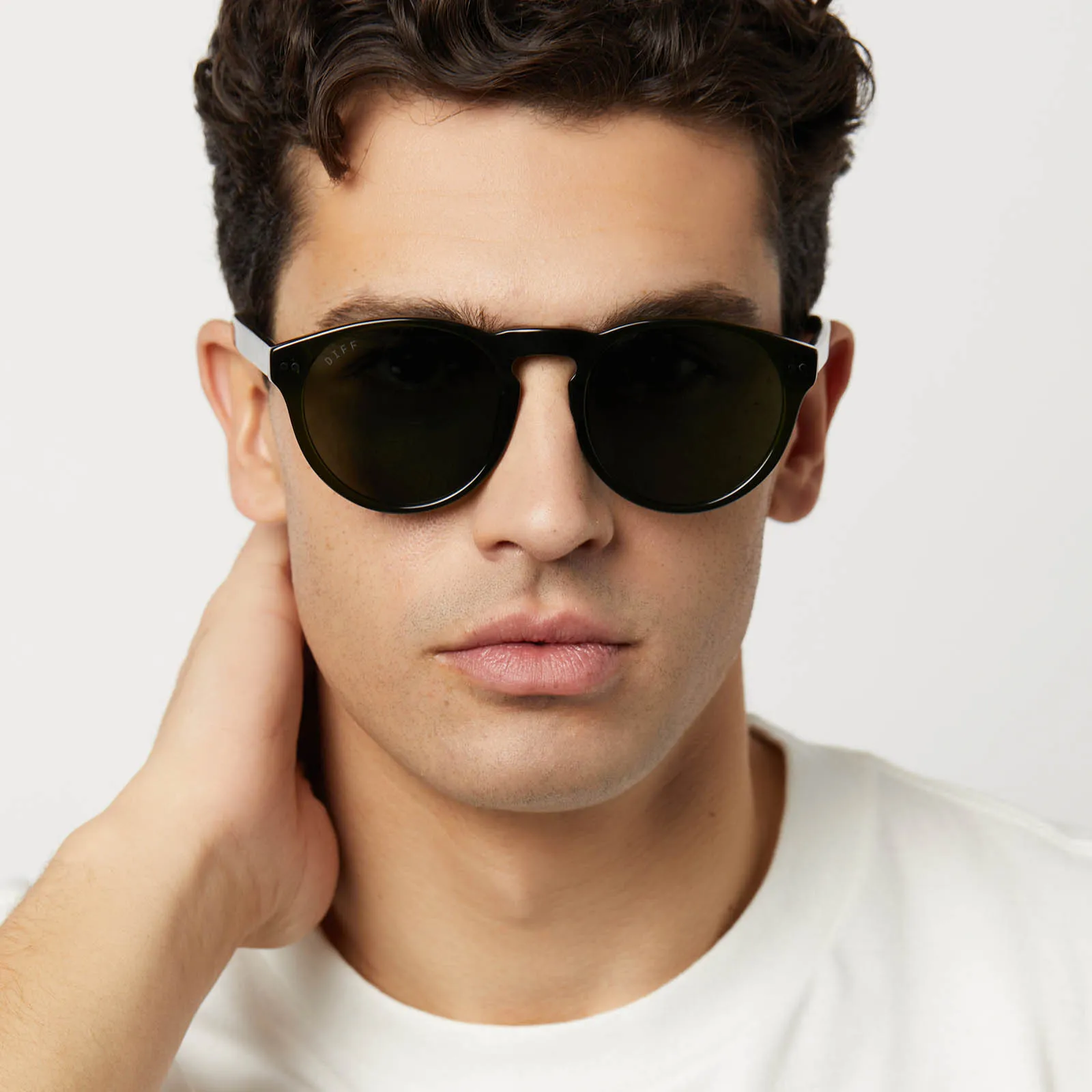 CODY XL - DARK OLIVE CRYSTAL   G15   POLARIZED SUNGLASSES