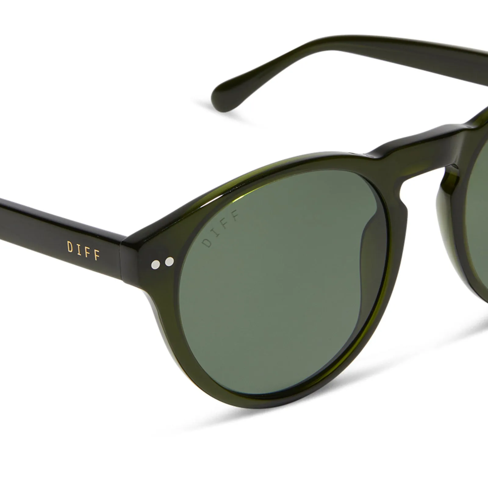 CODY XL - DARK OLIVE CRYSTAL   G15   POLARIZED SUNGLASSES