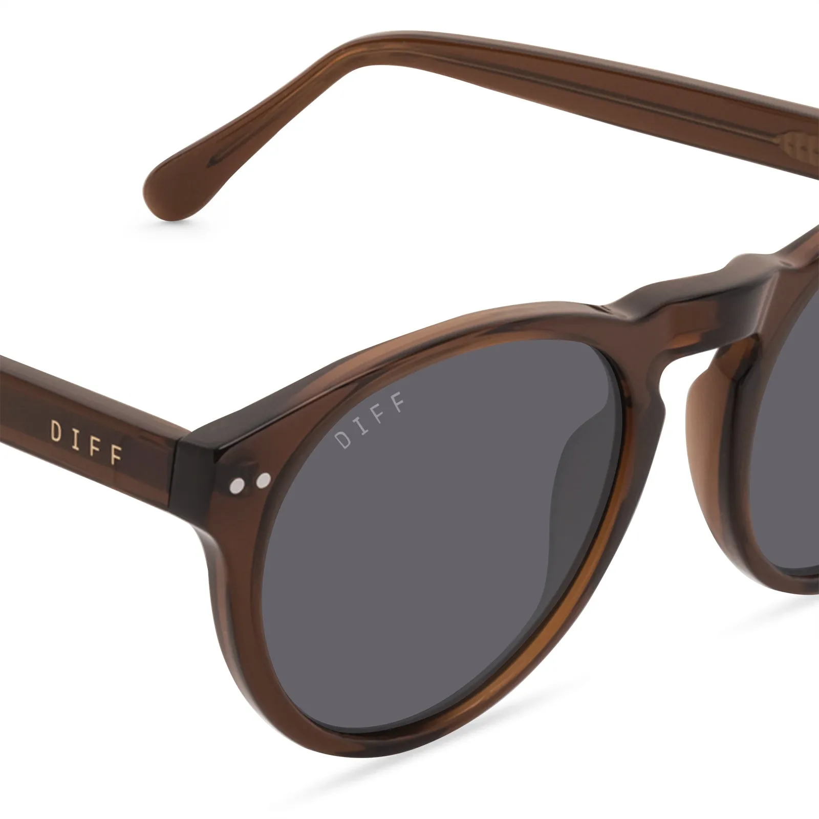 CODY XL - WHISKEY CRYSTAL   GREY POLARIZED SUNGLASSES