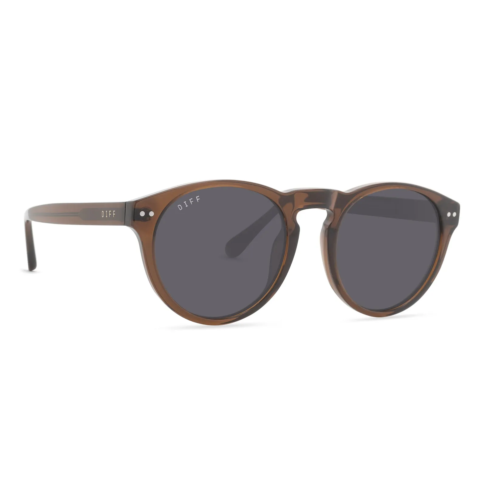 CODY XL - WHISKEY CRYSTAL   GREY POLARIZED SUNGLASSES