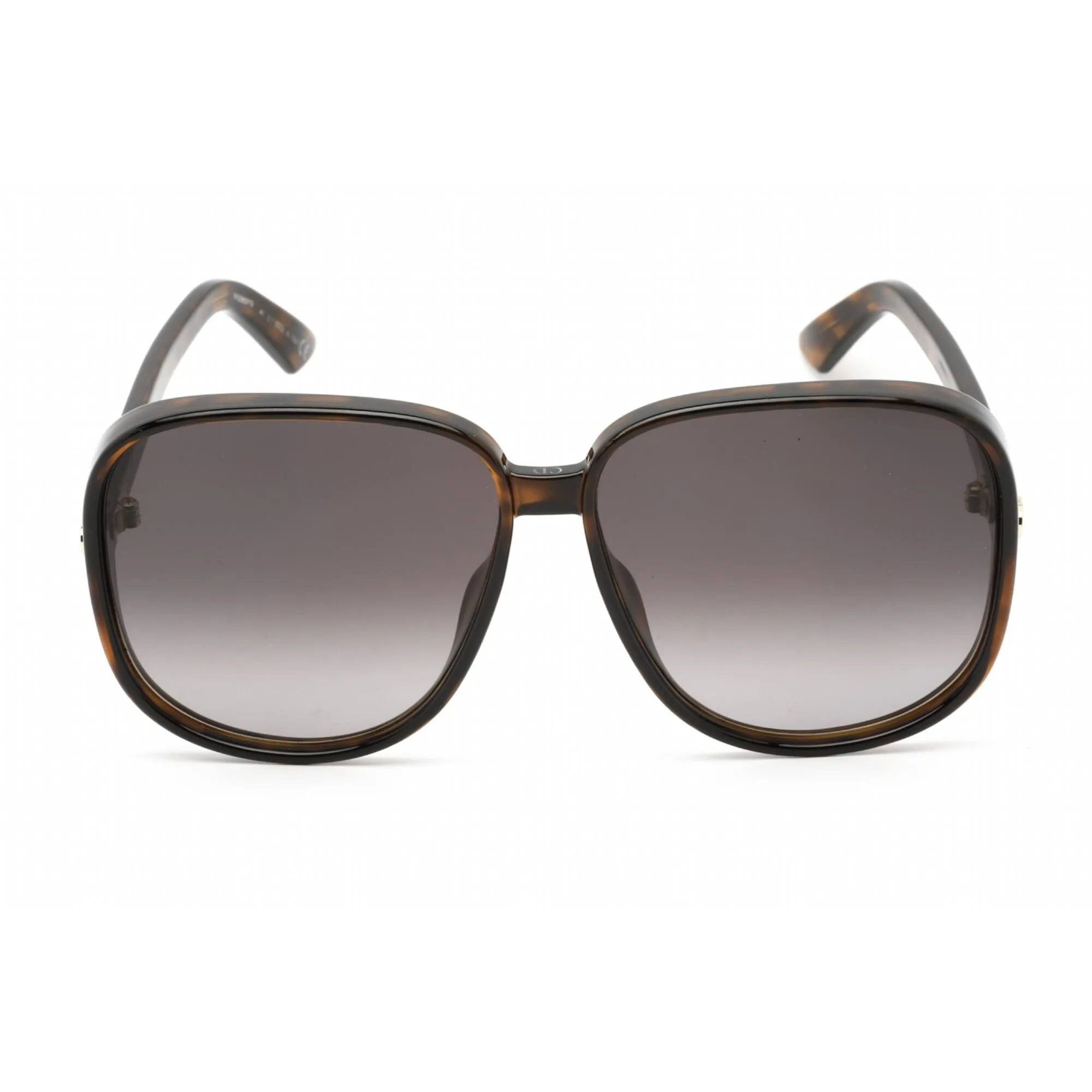 Dior Women's Sunglasses - Dark Havana Plastic Oversized Full Rim Frame | DDOLL S1U 52B