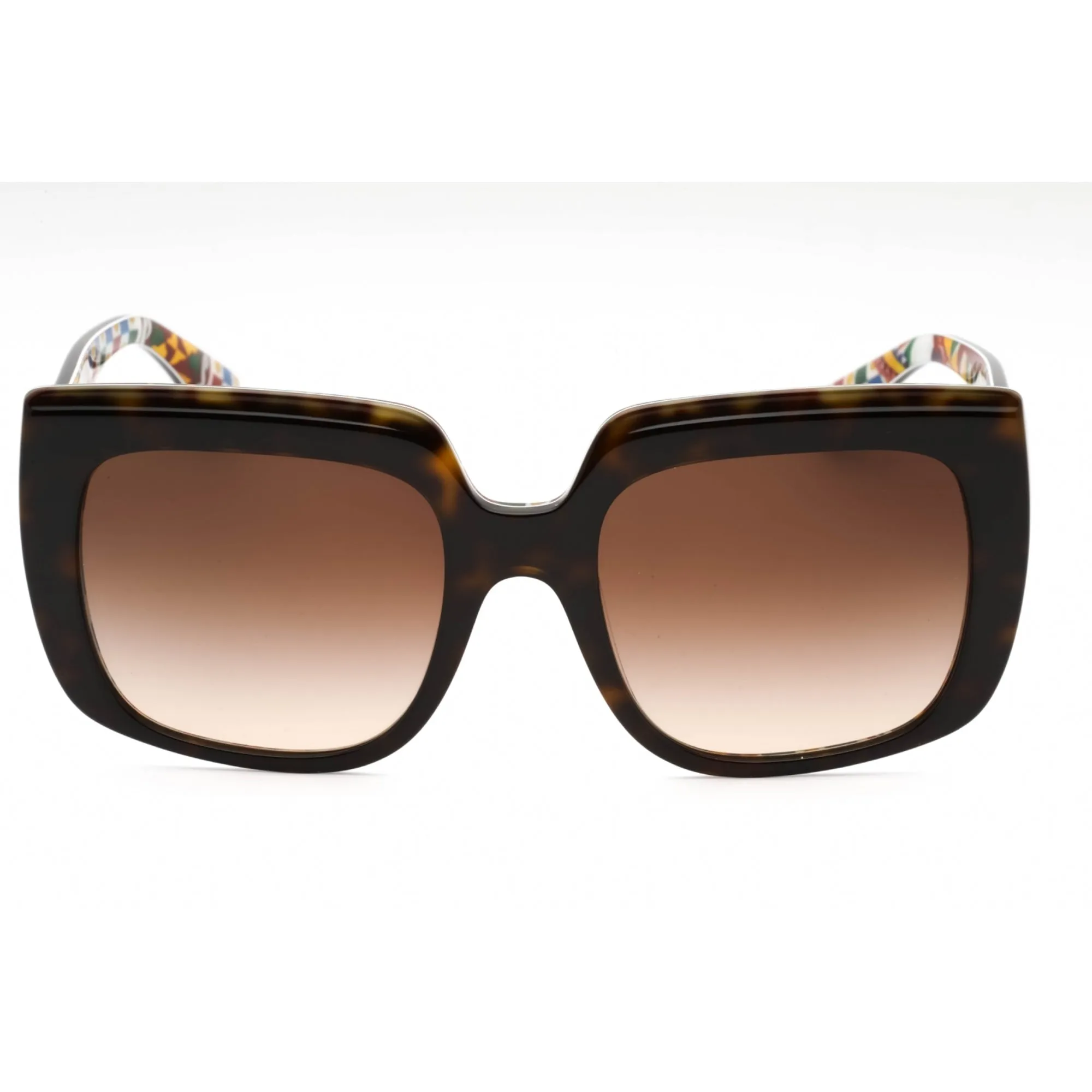 Dolce & Gabbana Women's Sunglasses - Dark Havana Plastic Oversized | 0DG4414 321713