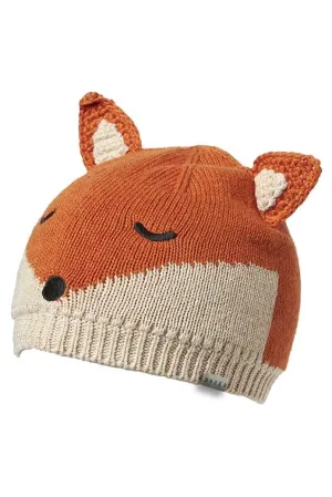 Dozer Baby Boys Fox Beanie - Rust