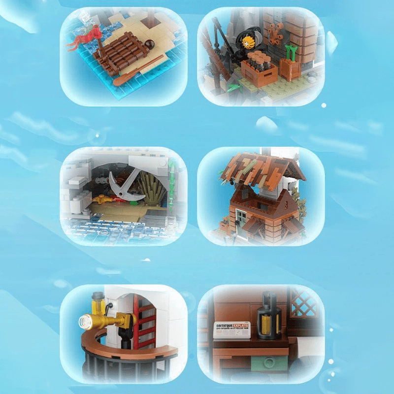 Fishing Village Lighthouse 2339pcs