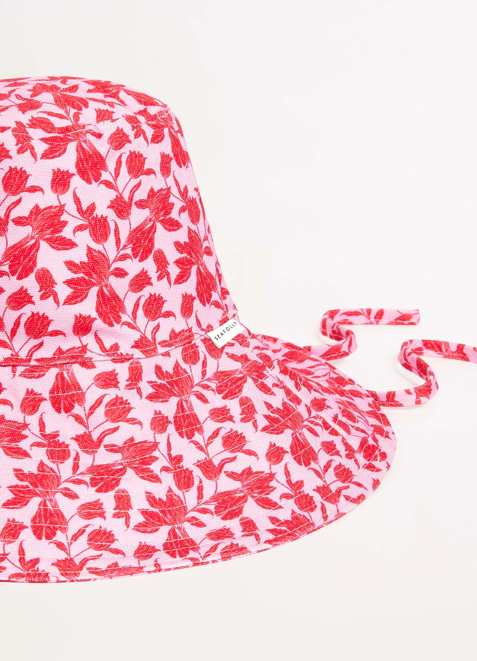 Fleur De Bloom Bucket Hat - Chilli