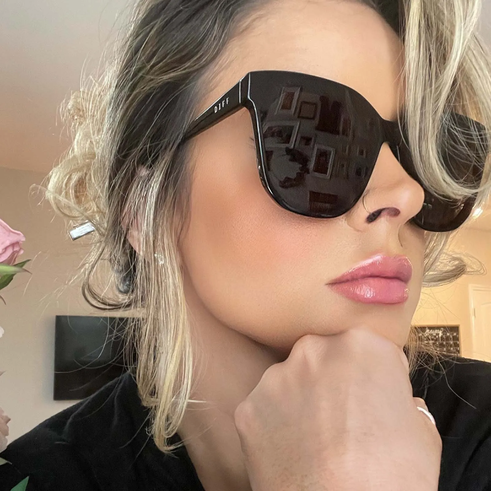 GIA - BLACK   GREY SUNGLASSES
