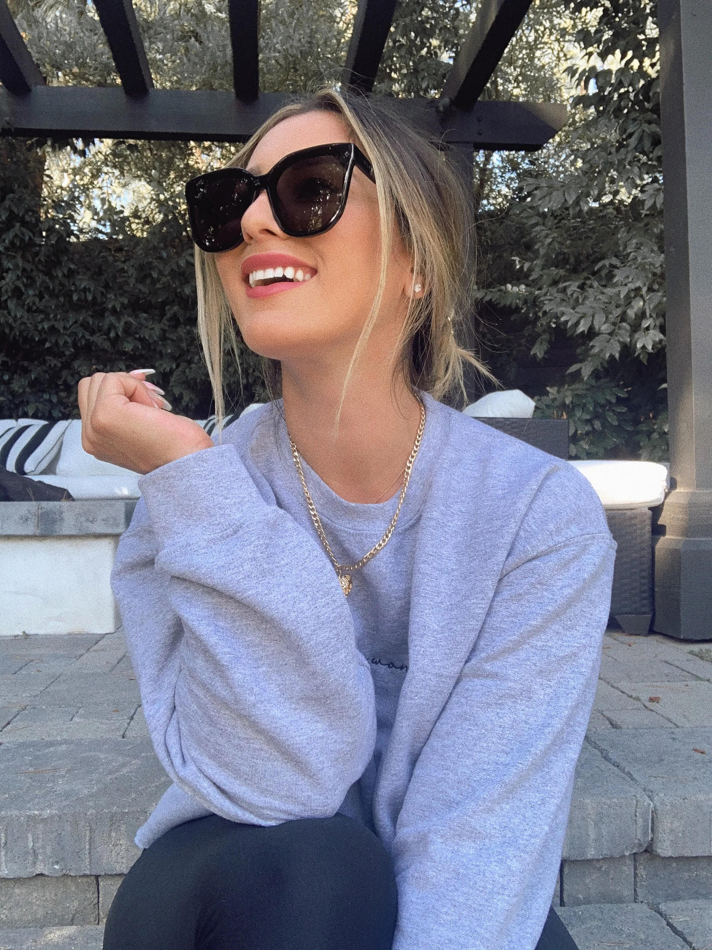 GIA - BLACK   GREY SUNGLASSES