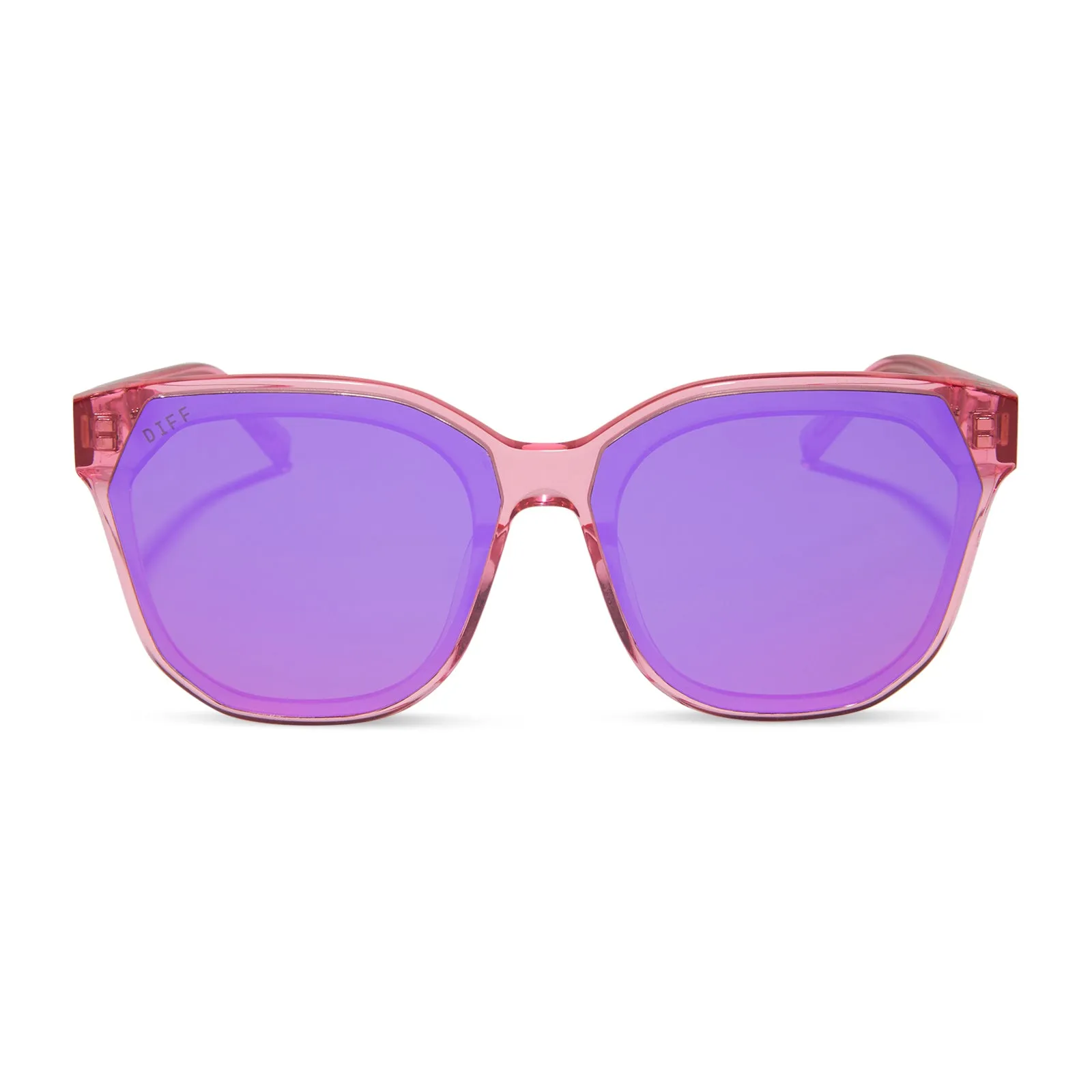 GIA - CANDY PINK CRYSTAL   PINK RUSH MIRROR SUNGLASSES