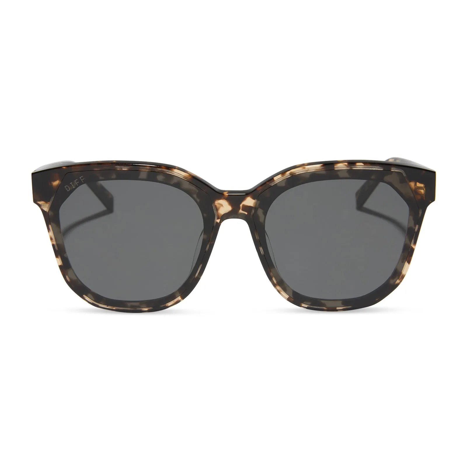 GIA - ESPRESSO TORTOISE   GREY SUNGLASSES