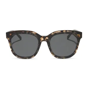 GIA - ESPRESSO TORTOISE   GREY SUNGLASSES