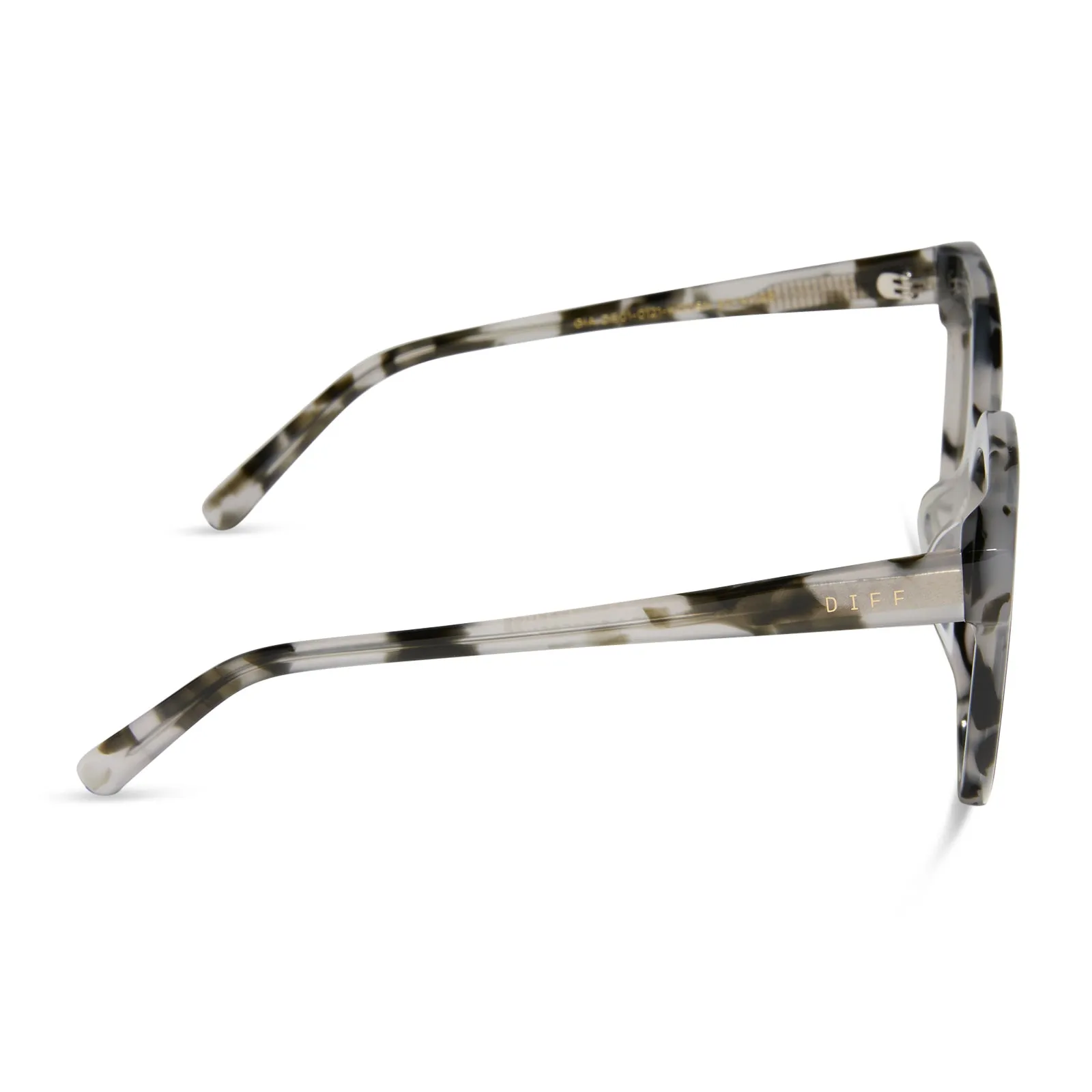 GIA - KOMBU   OLIVE GRADIENT WITH SILVER FLASH SUNGLASSES