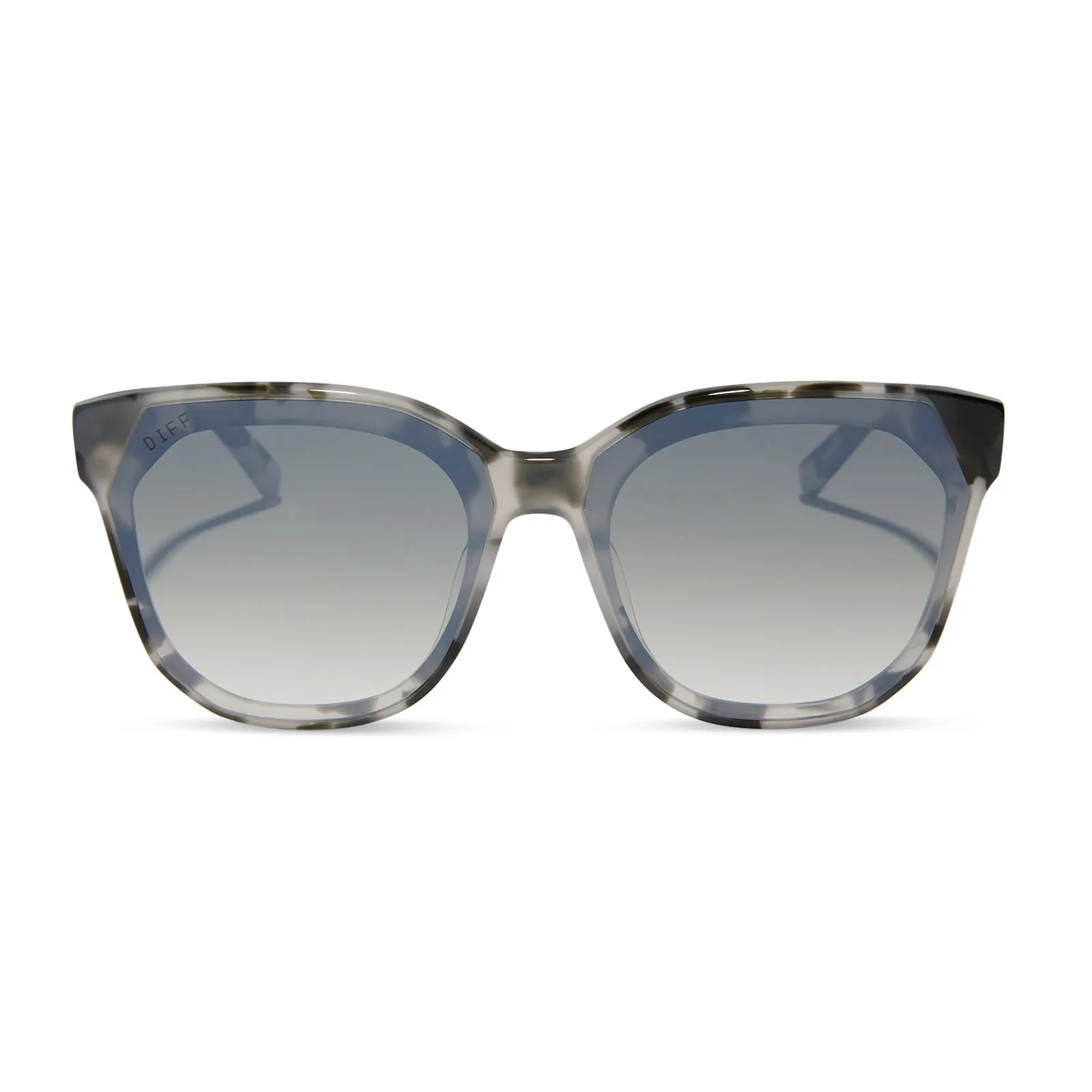 GIA - KOMBU   OLIVE GRADIENT WITH SILVER FLASH SUNGLASSES