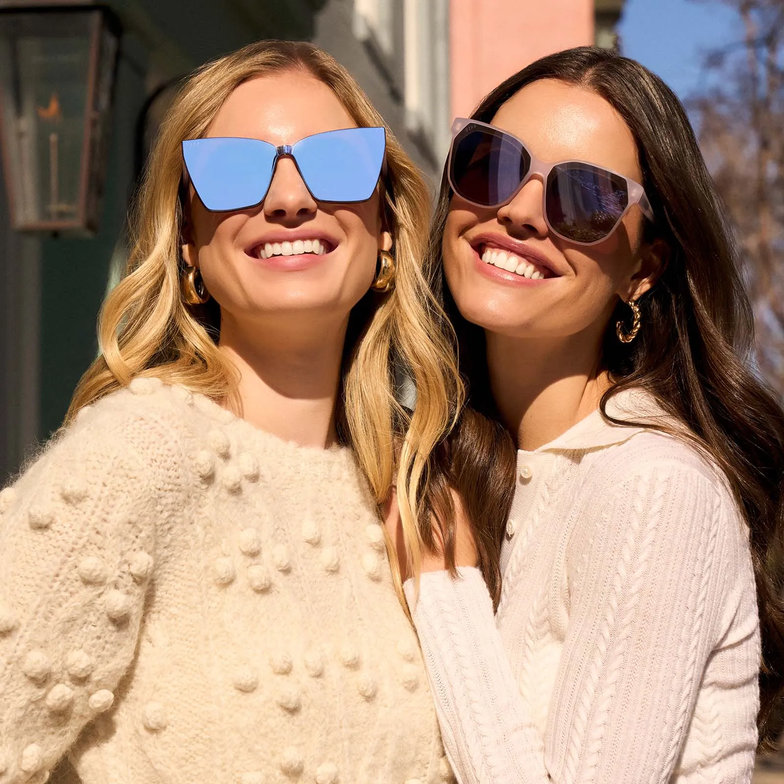 GIA - THISTLE   LAVENDER MIRROR SUNGLASSES