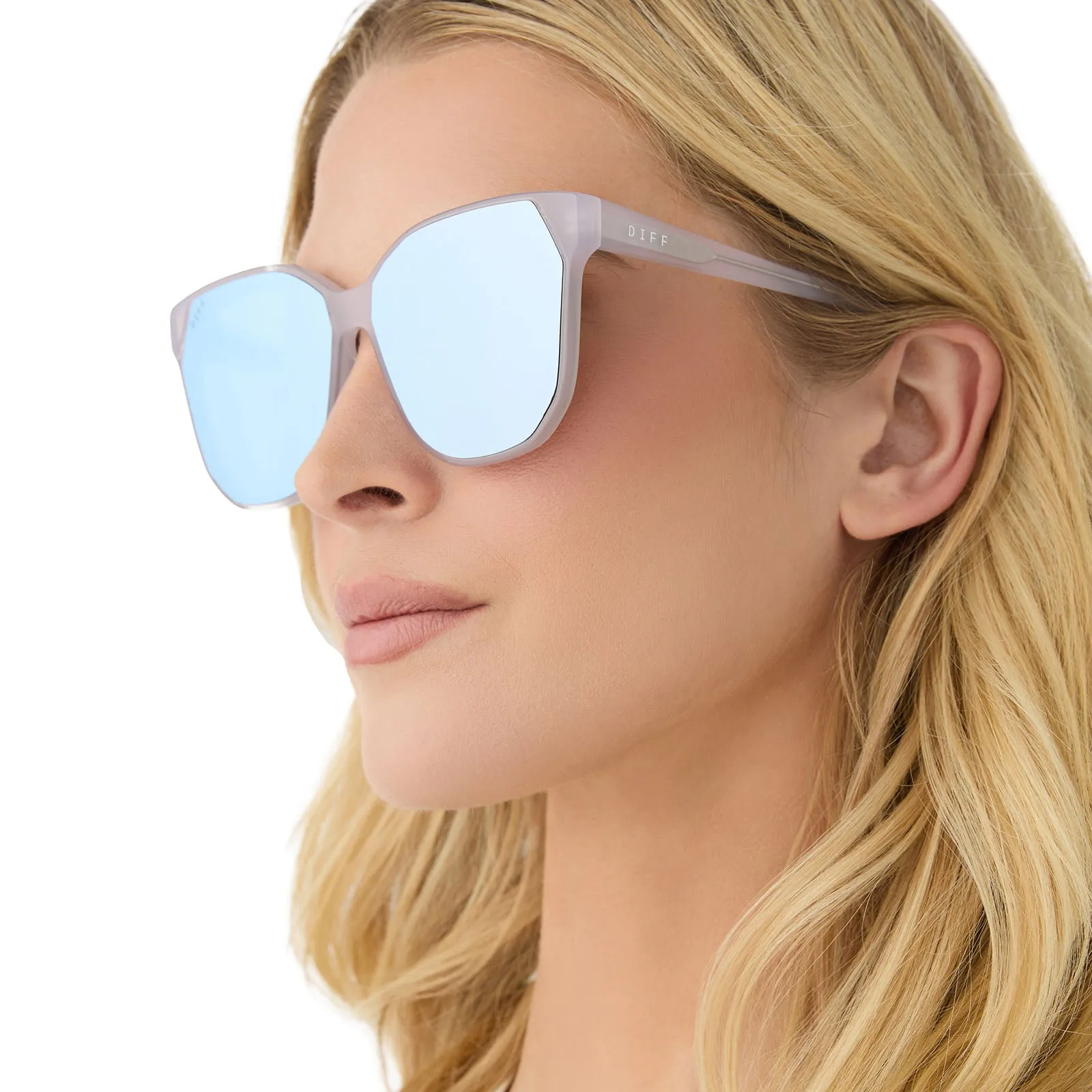 GIA - THISTLE   LAVENDER MIRROR SUNGLASSES