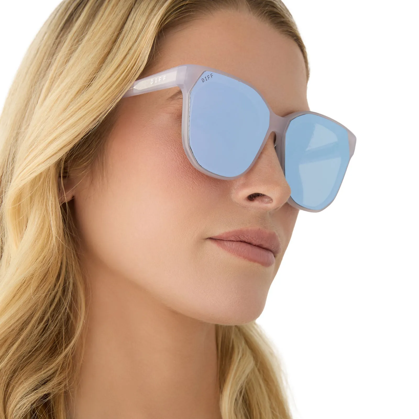 GIA - THISTLE   LAVENDER MIRROR SUNGLASSES