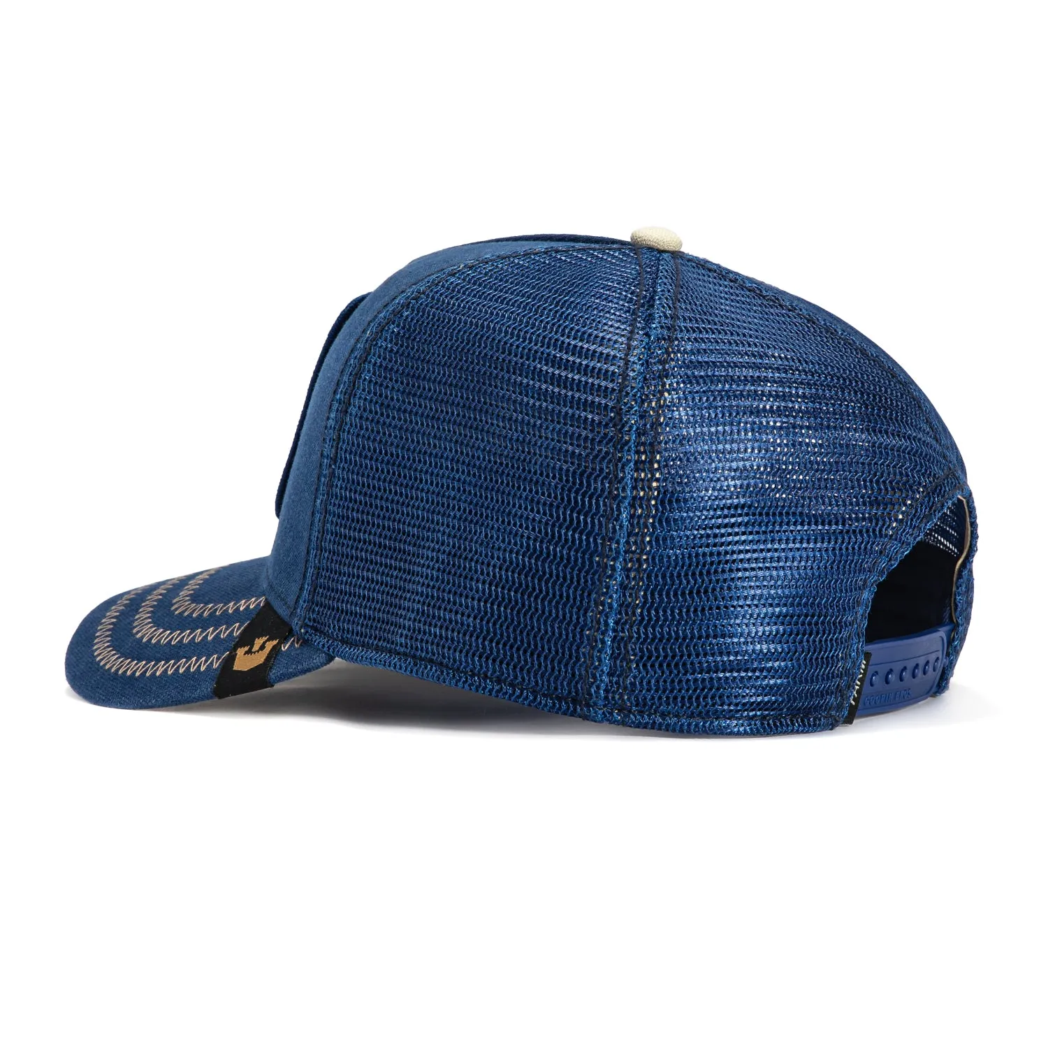 Goorin Bros Bird of Prey Fierce Adjustable Trucker Snapback Hat - Navy