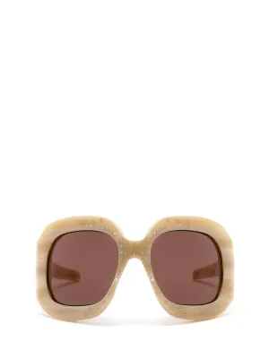 Gucci Eyewear Oversized Frame Sunglasses