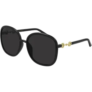 Gucci Women's Sunglasses - Black Plastic Full Rim Oversized Frame | GG0892SA 001
