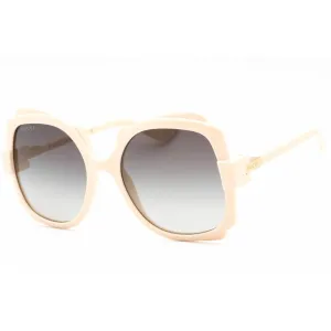 Gucci Women's Sunglasses - Ivory Oversized Full Rim Plastic Frame | GG1431S 004