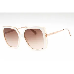 Guess Factory Women's Sunglasses - White Plastic Oversized Full Rim Frame | GF6185 21F