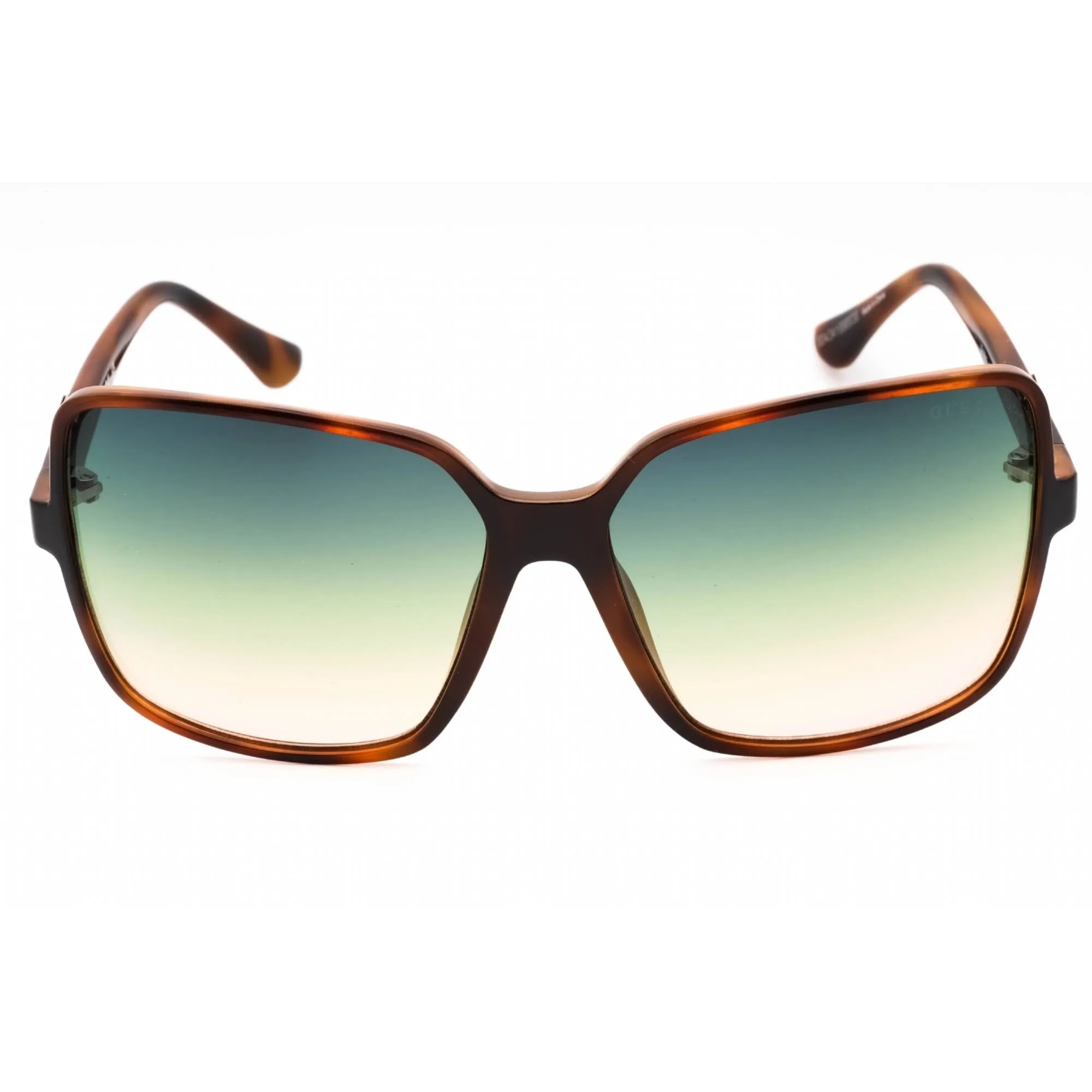 Guess Women's Sunglasses - Blonde Havana Oversized Frame Green Lens | GU7812 53P