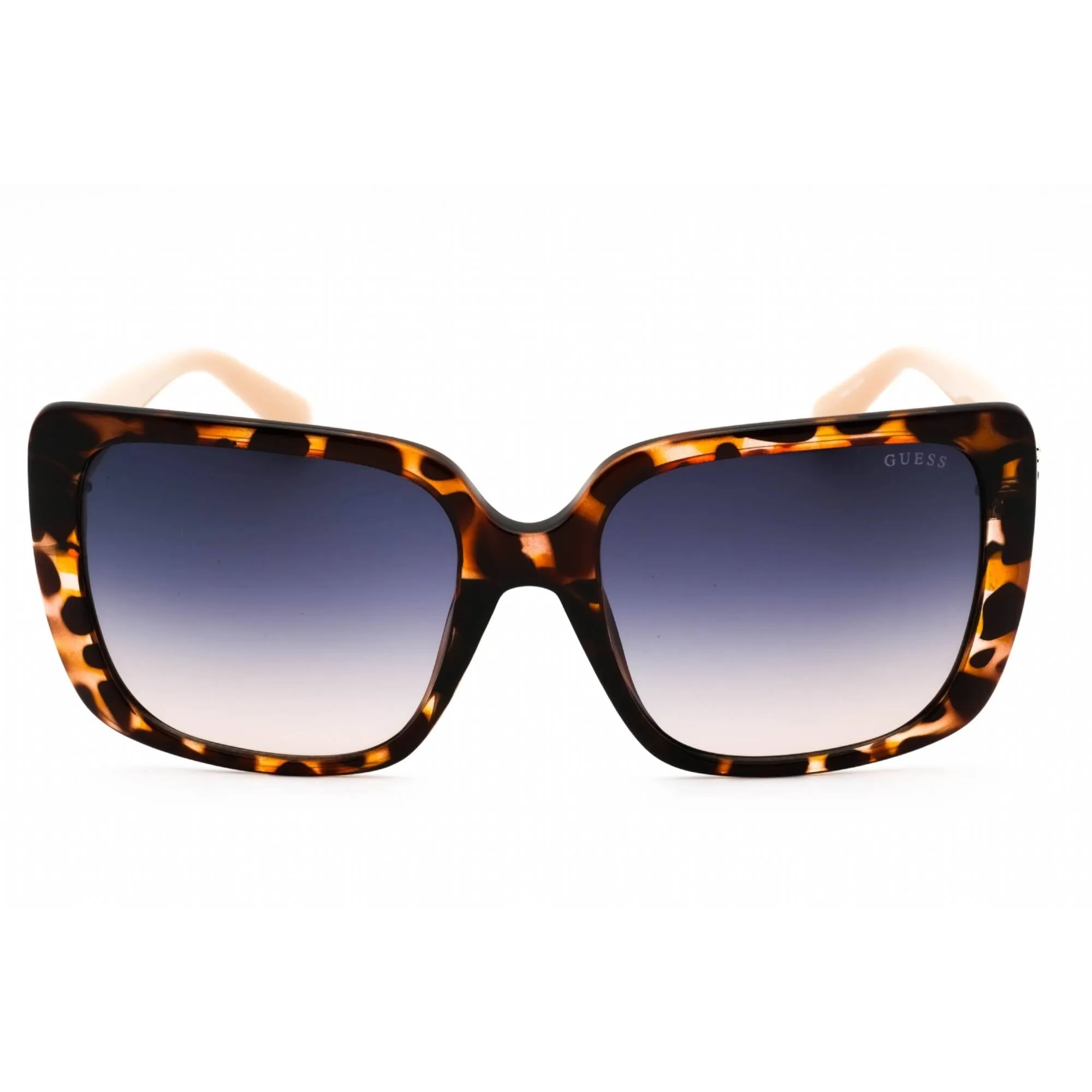 Guess Women's Sunglasses - Blonde Havana Oversized Plastic Frame | GU7788-S 53W