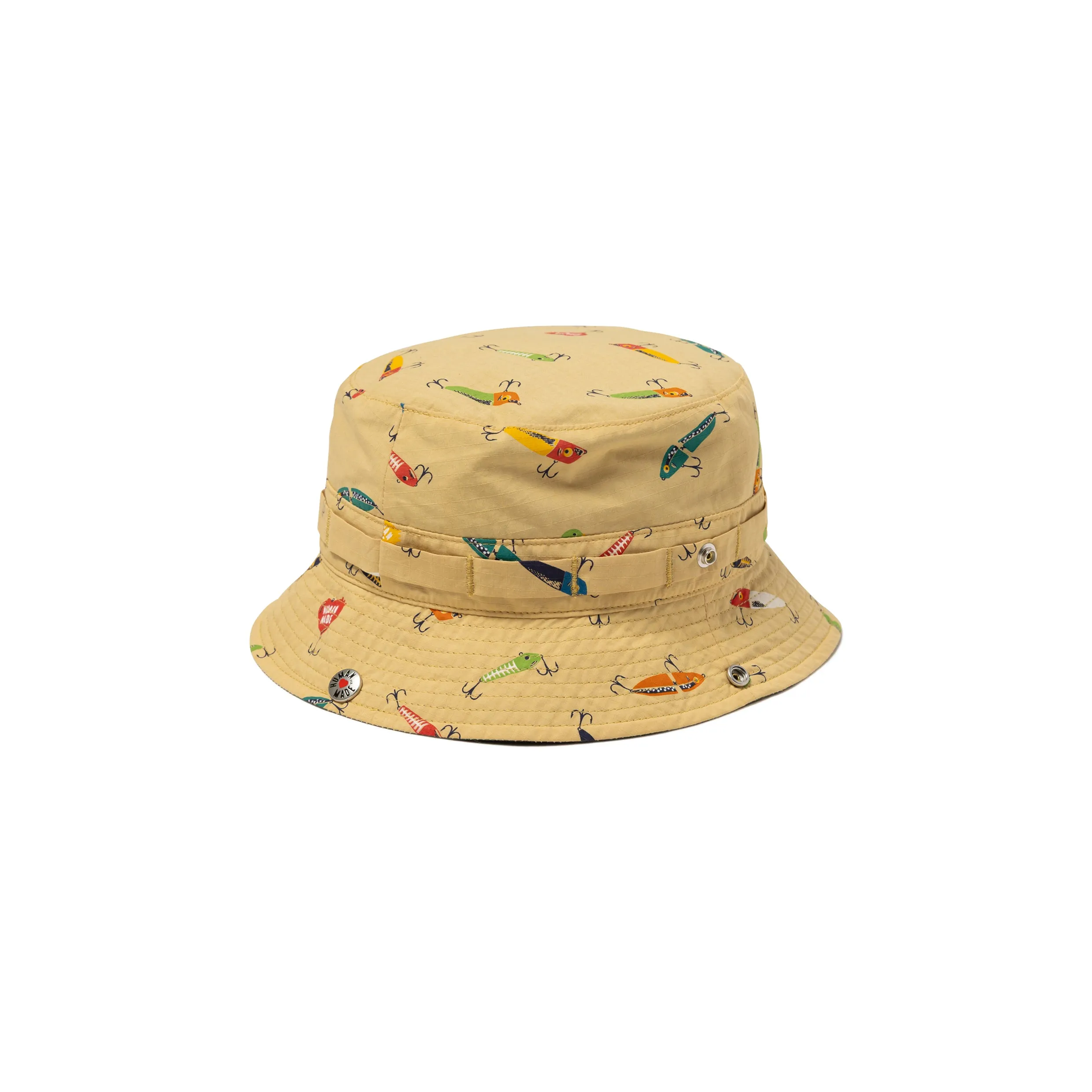 Human Made Reversible Bucket Hat Beige HM29GD019