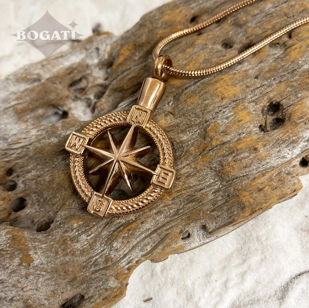 J-124 - NorthStar Compass - Pendant with Chain