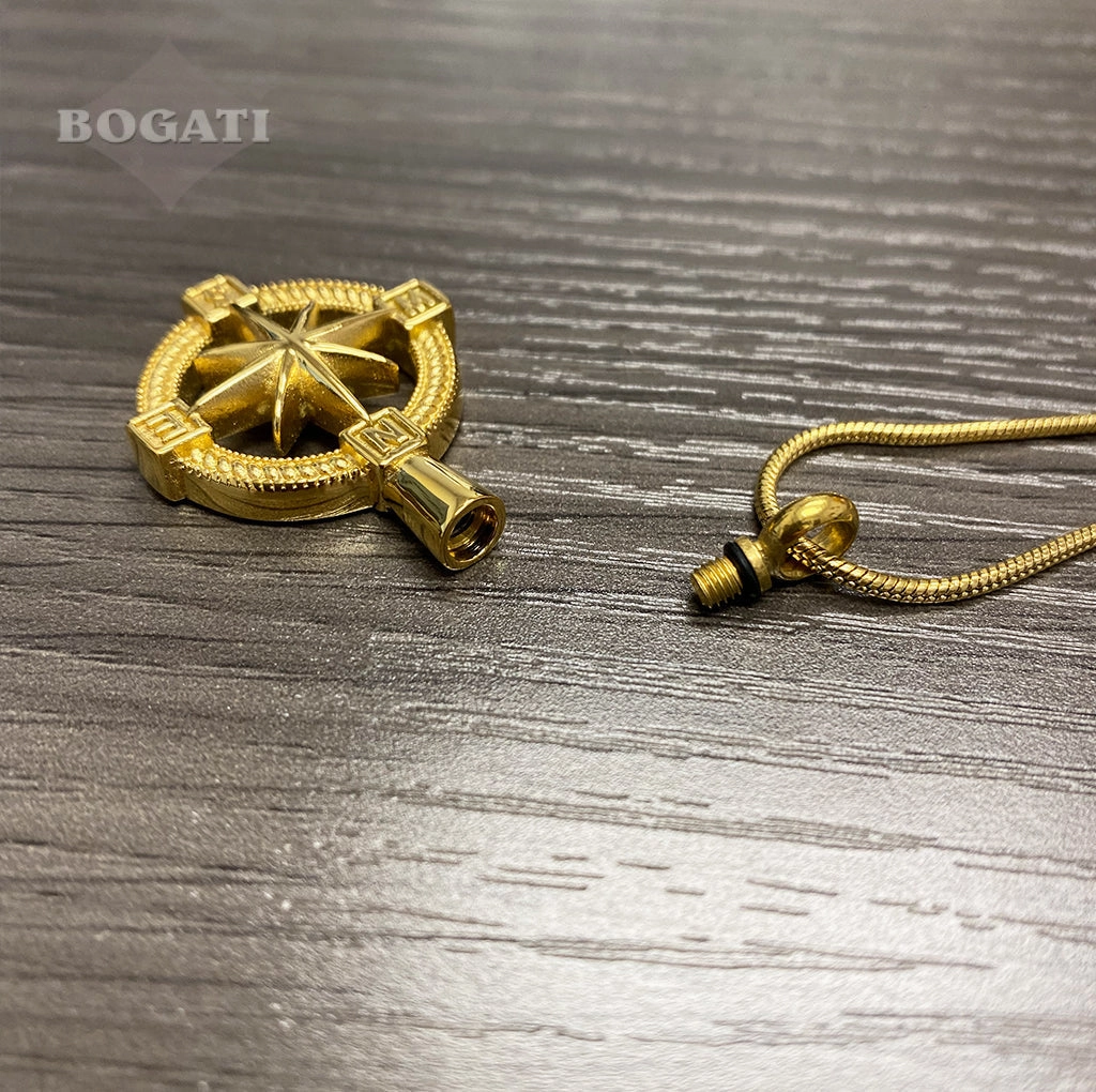 J-124 - NorthStar Compass - Pendant with Chain