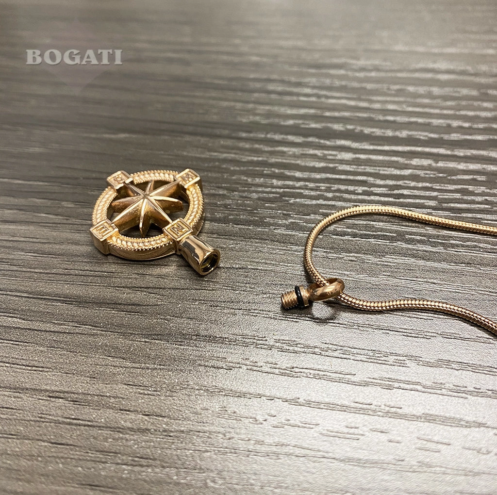 J-124 - NorthStar Compass - Pendant with Chain