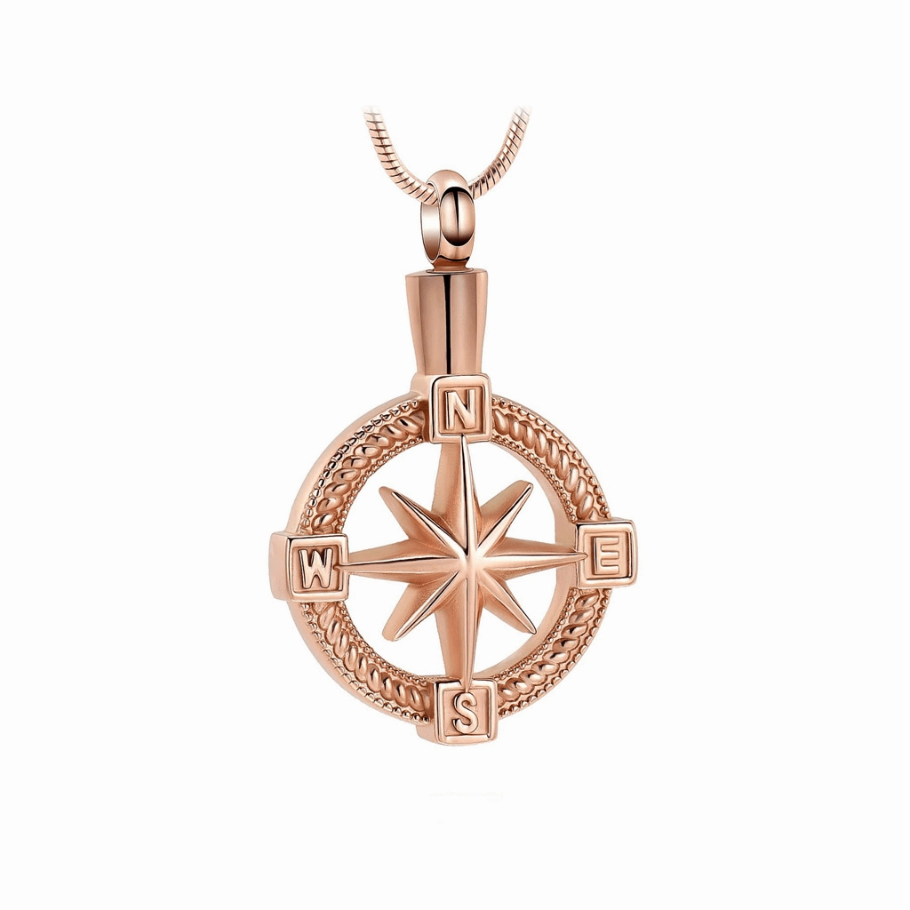 J-124 - NorthStar Compass - Pendant with Chain