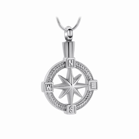J-124 - NorthStar Compass - Pendant with Chain