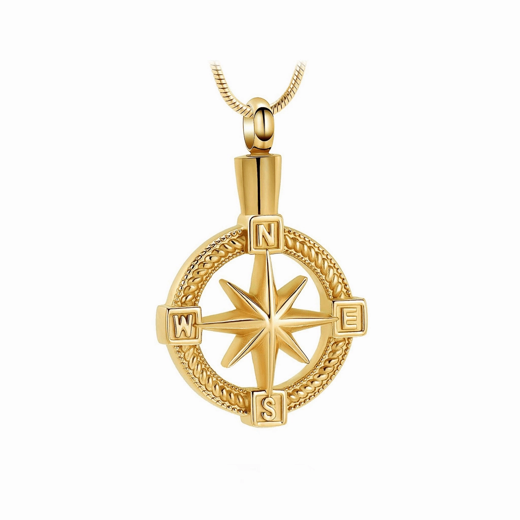 J-124 - NorthStar Compass - Pendant with Chain