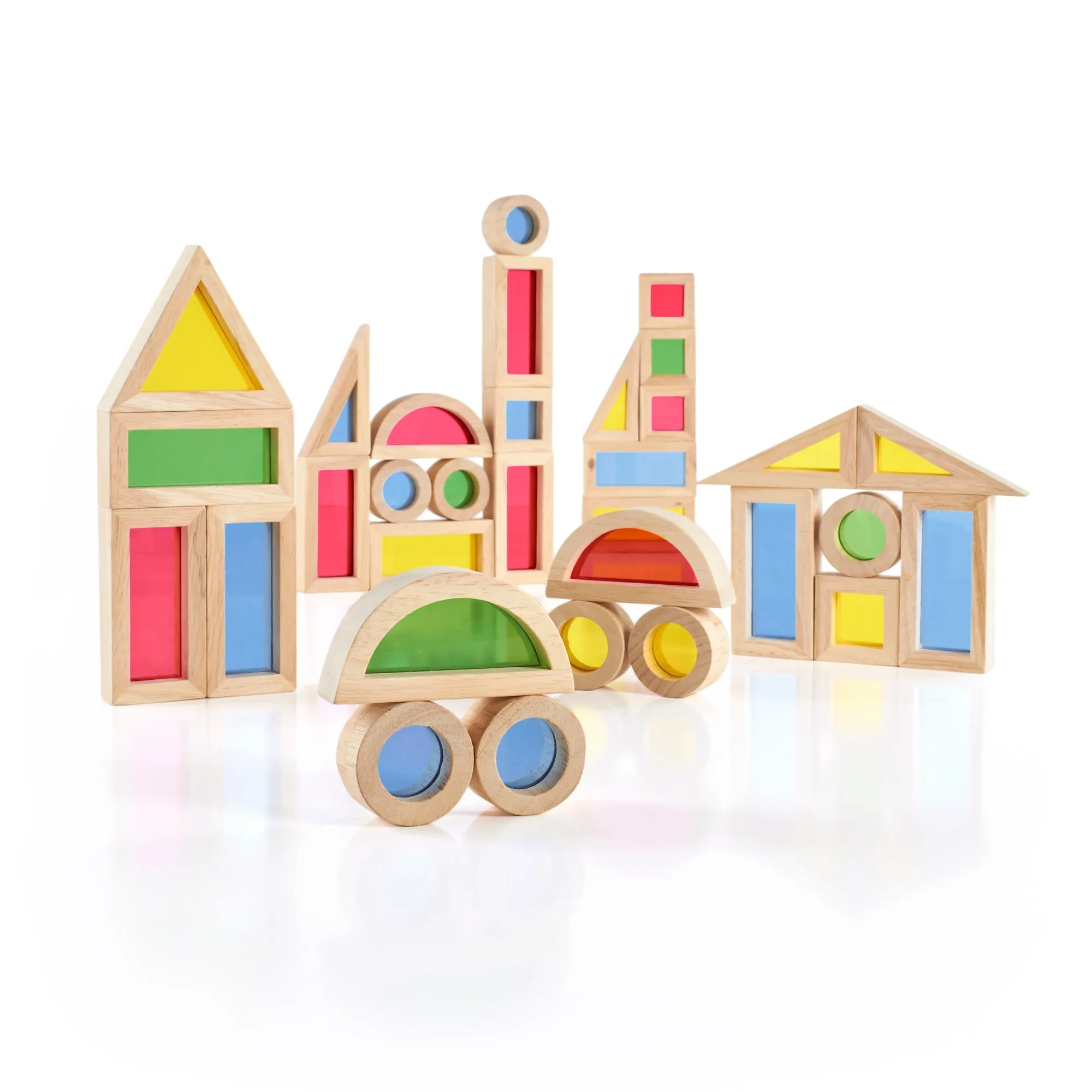 Jr. Rainbow Blocks - 40 pc. set