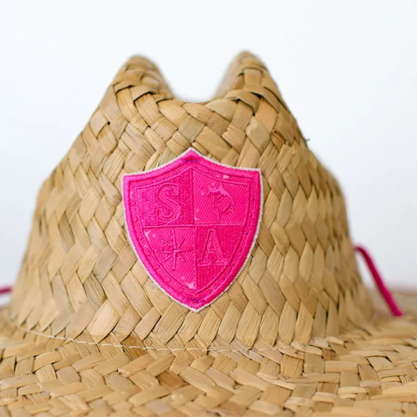 Kids Under Brim Straw Hat | Unicorn