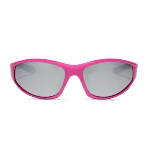 LIGHTNING - NEON PINK   SILVER MIRROR   POLARIZED SUNGLASSES