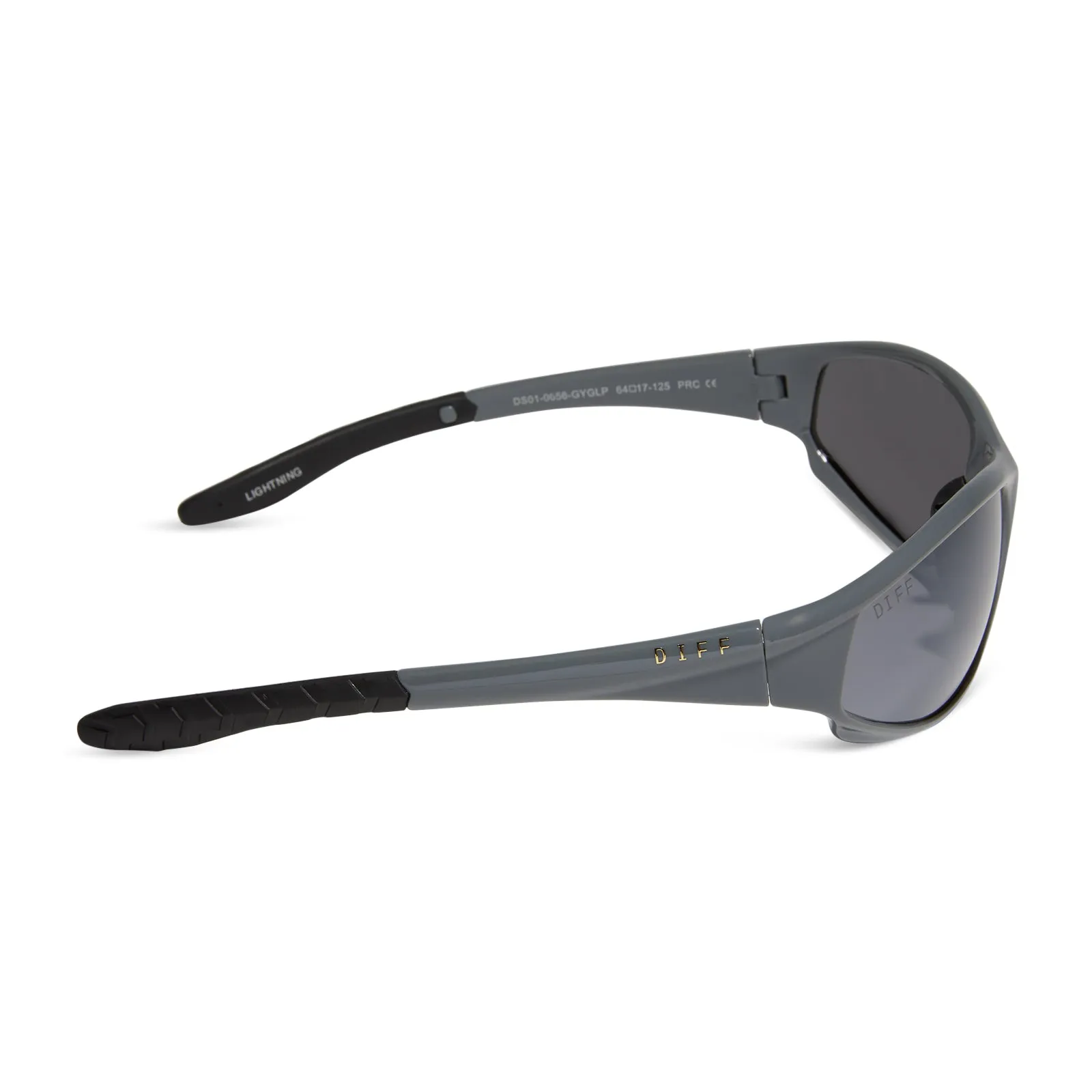 LIGHTNING - SLATE GREY   GREY W/ SILVER FLASH   POLARIZED SUNGLASSES