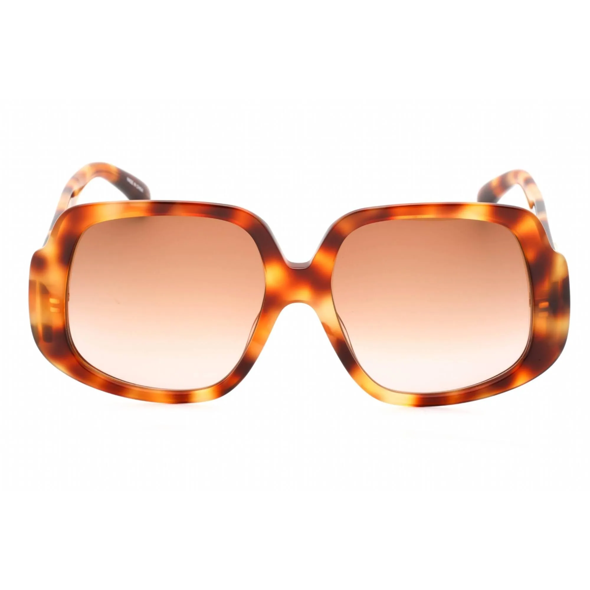 Longchamp Women's Sunglasses - Brown Lens Light Havana Oversized Frame | LO709S 217