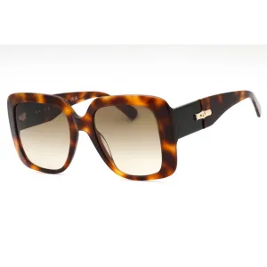 Longchamp Women's Sunglasses - Havana Plastic Oversized Full Rim Frame | LO713S 230