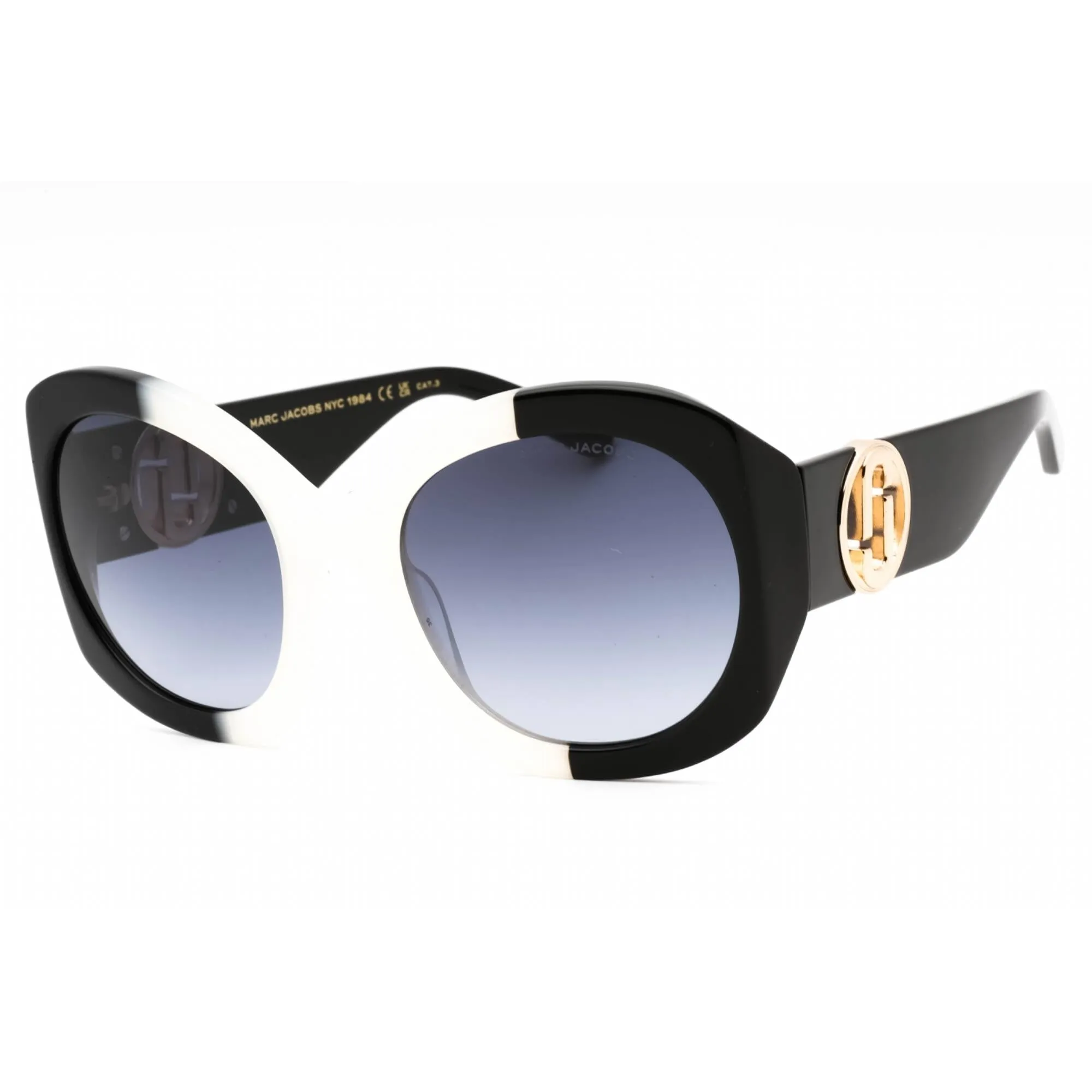 Marc Jacobs Women's Sunglasses - White Black Oversized Frame | MARC 722/S 0CCP 9O