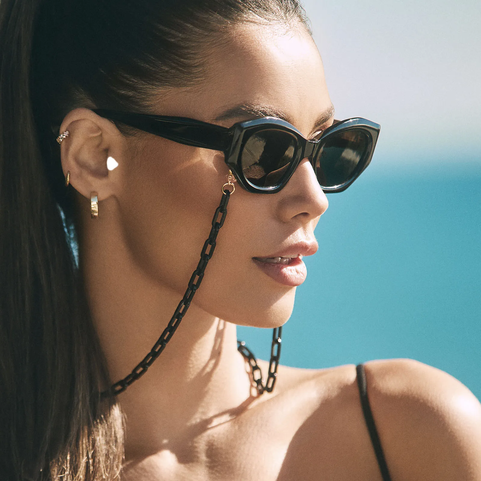 MARGOT - BLACK   GREY   POLARIZED SUNGLASSES