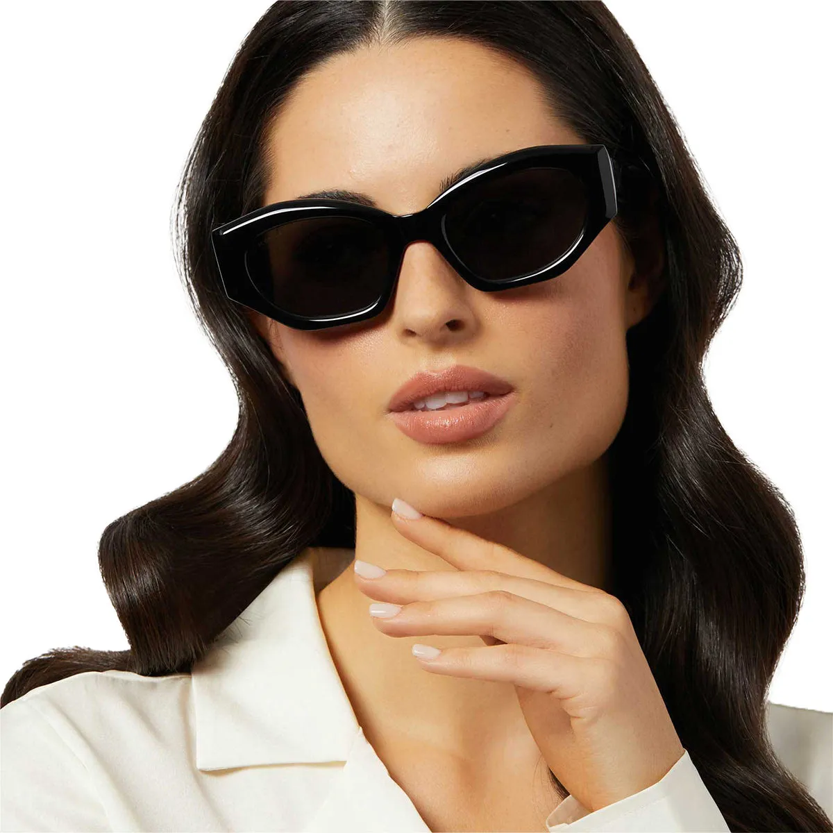 MARGOT - BLACK   GREY   POLARIZED SUNGLASSES