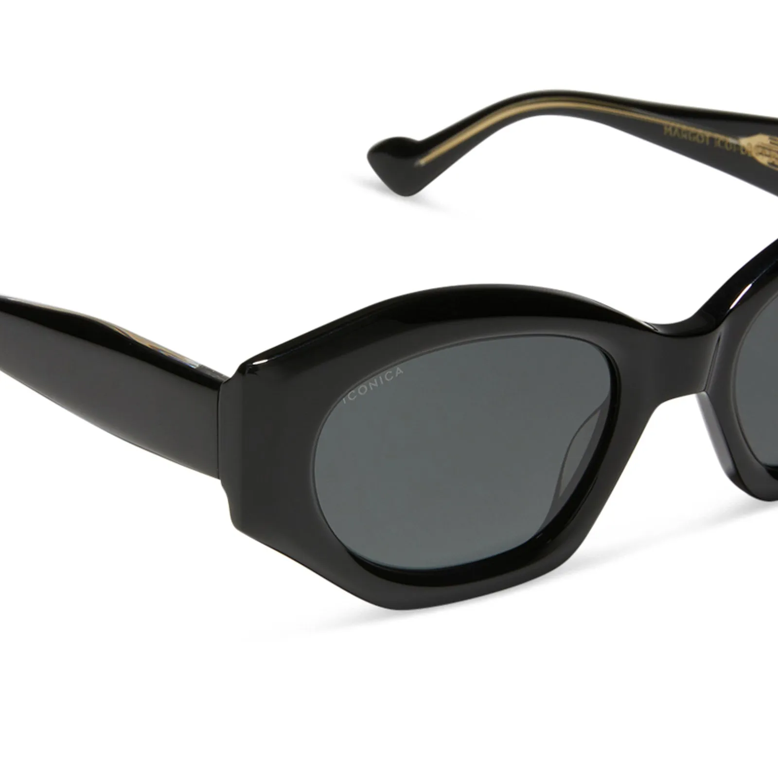 MARGOT - BLACK   GREY   POLARIZED SUNGLASSES
