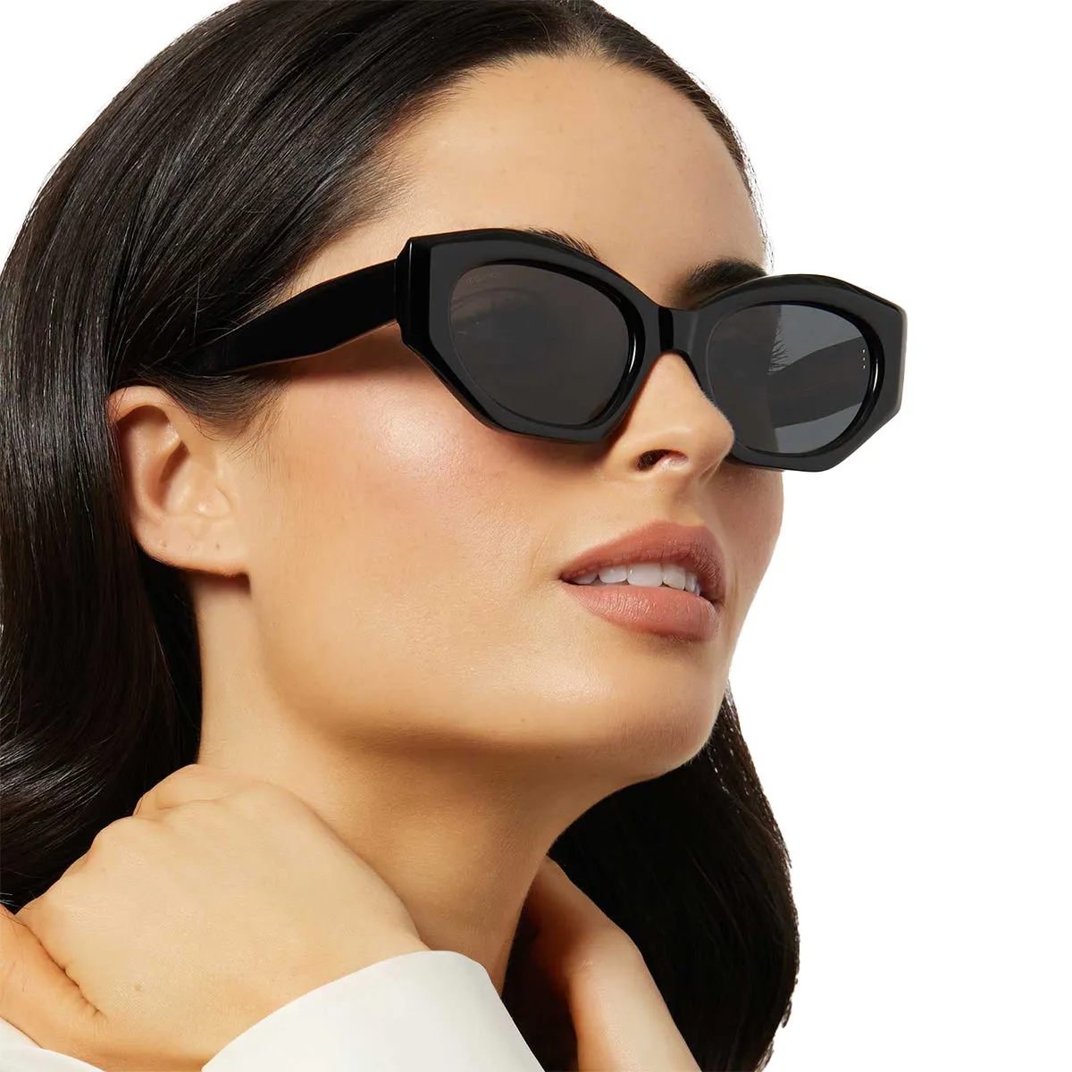 MARGOT - BLACK   GREY   POLARIZED SUNGLASSES