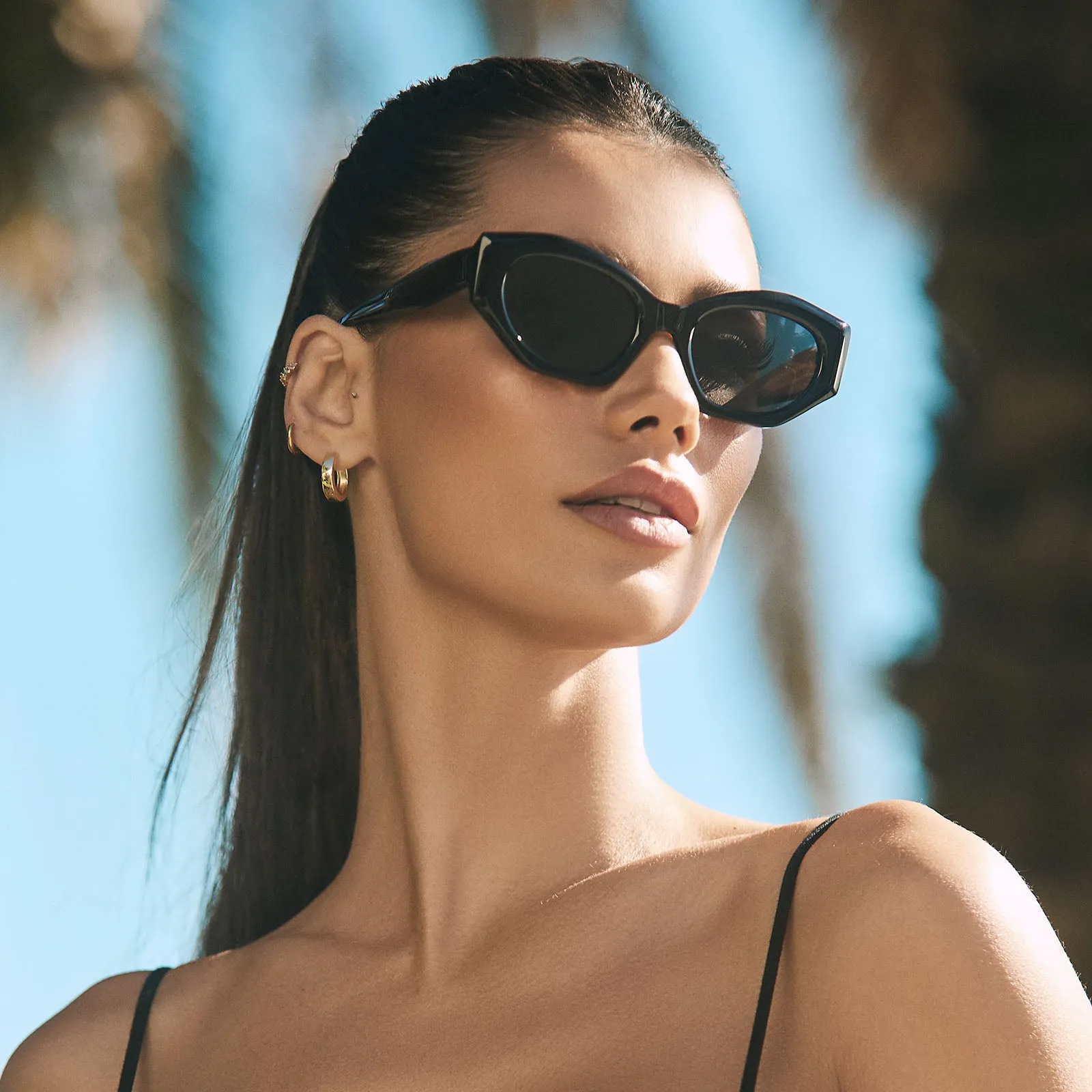 MARGOT - BLACK   GREY   POLARIZED SUNGLASSES