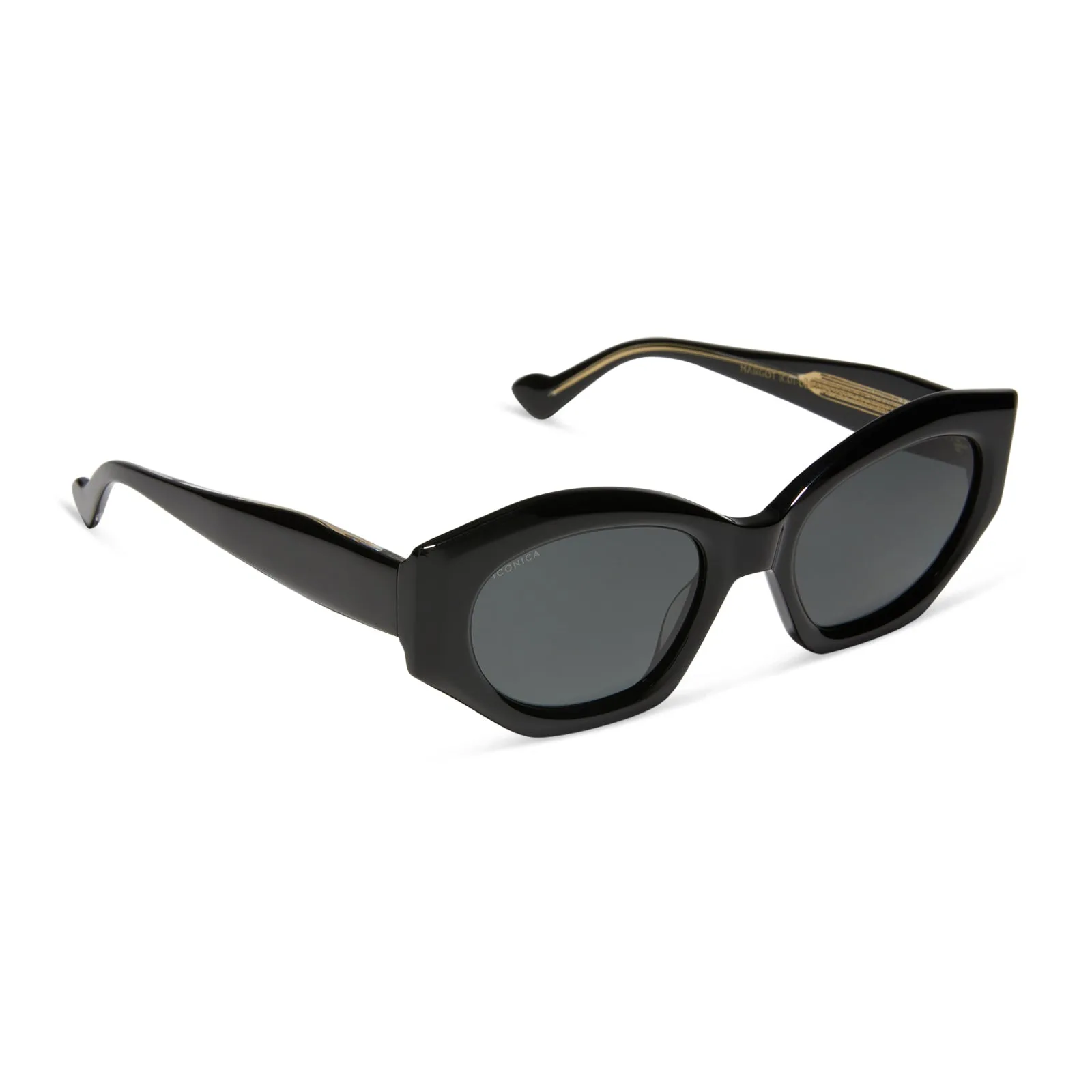 MARGOT - BLACK   GREY   POLARIZED SUNGLASSES